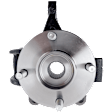 Front, Driver Side Steering Knuckle, Without Backing Plate, With Bearing, Without Dust Shield