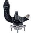 Front, Driver Side Steering Knuckle, Without Backing Plate, With Bearing, Without Dust Shield
