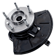 Front, Driver Side Steering Knuckle, With Bearing, With Dust Shield