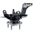Front, Driver Side Steering Knuckle, With Bearing, With Dust Shield