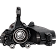Front, Driver Side Loaded Knuckle, Without Backing Plate, With Bearing