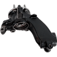 Front, Driver Side Loaded Knuckle, Without Backing Plate, With Bearing