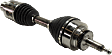 Front, Passenger Side Axle Assembly, 4WD, Supplied with Standard Neoprene Outboard Boot