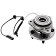 Front, Driver or Passenger Side Wheel Hub, With Bearing, With Sensor, 5 x 4.5 in. Bolt Pattern, 4WD