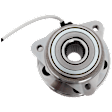 Front, Driver or Passenger Side Wheel Hub, With Bearing, With Sensor, 5 x 4.5 in. Bolt Pattern, 4WD
