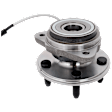 Front, Driver or Passenger Side Wheel Hub, With Bearing, With Sensor, 5 x 4.5 in. Bolt Pattern, 4WD