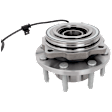 Front, Driver or Passenger Side Wheel Hub, With Bearing, 8 x 6.69 in. Bolt Pattern, 4WD