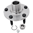 Front, Driver or Passenger Side Wheel Hub, 5 Lugs, With Bearing