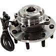 Front, Driver or Passenger Side Wheel Hub, With Bearing, With Sensor, 8 x 6.69 in. Bolt Pattern