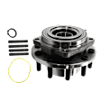 Front, Driver or Passenger Side Wheel Hub, With Bearing, With Sensor, 10 x 8.86 in. Bolt Pattern, 4WD