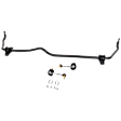 Rear Sway Bar Kit, Steel, 0.87 in., Non-Adjustable, Black