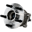 2016 Ford Focus - Rear, Driver or Passenger Side Wheel Hub, Without Parking Assist, 5 Lugs, With Bearing
