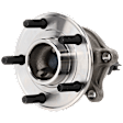 2016 Ford Focus - Rear, Driver or Passenger Side Wheel Hub, Without Parking Assist, 5 Lugs, With Bearing