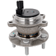 Rear, Driver or Passenger Side Wheel Hub, With Bearing, With Sensor, For Models With Parking Assist