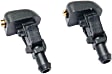 Driver and Passenger Side Windshield Washer Nozzles