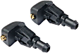 Driver and Passenger Side Windshield Washer Nozzles