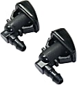 Front, Driver and Passenger Side Windshield Washer Nozzles, 6 Cyl., 3.5L Engine