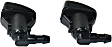 Front, Driver and Passenger Side Windshield Washer Nozzles, 6 Cyl., 3.5L Engine
