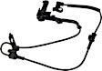 Front, Passenger Side ABS Speed Sensor Sold Individually
