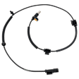 Front, Driver or Passenger Side ABS Speed Sensor, Blade Type, Spindle Mounted, For Models With Twin I-Beam Suspension, Without Stability Control