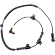Front, Driver or Passenger Side ABS Speed Sensor, Wheel Mounted, For Models With Monobeam Suspension