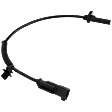 Rear, Driver or Passenger Side ABS Speed Sensor, Wheel Mounted, For Models With Single Rear Wheels