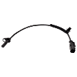 Rear, Driver or Passenger Side ABS Speed Sensor, Wheel Mounted, For Models With Single Rear Wheels