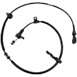 Front, Driver Side ABS Speed Sensor, Spindle Mounted, RWD