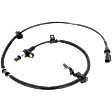 Front, Driver Side ABS Speed Sensor, Spindle Mounted, RWD