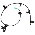 Rear, Driver Side ABS Speed Sensor, Spindle Mounted, For Models Without Automated Parking Assist