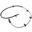Rear, Passenger Side ABS Speed Sensor, Spindle Type, For Models With Stability Control