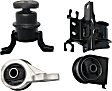 Front and Rear, Driver and Passenger Side Motor Mount, Kit