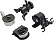 Front and Rear, Driver and Passenger Side Motor Mount, Kit