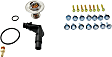 Intake Manifold, 8 Cyl., 5.4L Engine, Black, Plastic, Includes Thermostat and Seal, PCV Connector and O-Ring, Auxiliary Coolant Fitting, 8 Small and 14 Large Screws