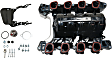 Upper Intake Manifold, 8 Cyl., 4.6L Engine, Black, Plastic, With Thermostat and Bracket