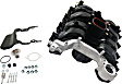 Upper Intake Manifold, 8 Cyl., 4.6L Engine, Black, Plastic, With Thermostat and Bracket