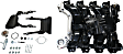 Upper Intake Manifold, 8 Cyl., 4.6L Engine, 14.5 in. Manifold Height, Alternator Mount, EGR Ready, 8 ports, 61 x 46 mm Port Outlet Dimensions, Includes Throttle Body, Thermostat and Bracket