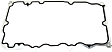 Oil Pan Gasket, 6 Cyl., 4.0L Engine