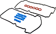 Valve Cover Gasket, 6 Cyl., 3.0L Engine