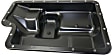 Transmission Pan, Black, Steel