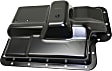 Transmission Pan, Black, Steel
