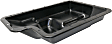 Transmission Pan, Black, Steel