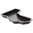 Oil Pan, Black, Steel