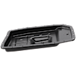 Transmission Pan - Natural, Aluminum, Stock Depth, Direct Fit, Sold individually