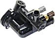 Thermostat Housing, 4 Cyl., 2.5L Engine, Blade Type, 2, 2-prong Male Terminal, Temp Sender, ECT Sensor and Gasket