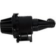 Vapor Canister Purge Valve, 2.69 in. Length, 0.31 in. Connector Hose ID and Vacuum Connector Diameter, 0.25 ID Inlet, 0.31 in. OD Port 1 and 2, Rectangle Connector, Plastic Housing Material	