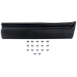 Front, Passenger Side Door Molding and Beltlines, Textured Black, For Models with Chrome Insert