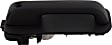 Front, Driver Side Textured Black Exterior Door Handle, With Key Hole