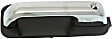 2016 Ford F-150 - Front, Driver Side Chrome Lever with Black Bezel Exterior Door Handle, With Key Hole