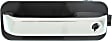 2016 Ford F-150 - Front, Driver Side Chrome Lever with Black Bezel Exterior Door Handle, With Key Hole